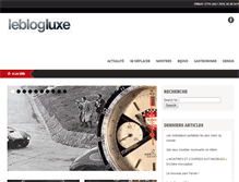 Tablet Screenshot of leblogluxe.com